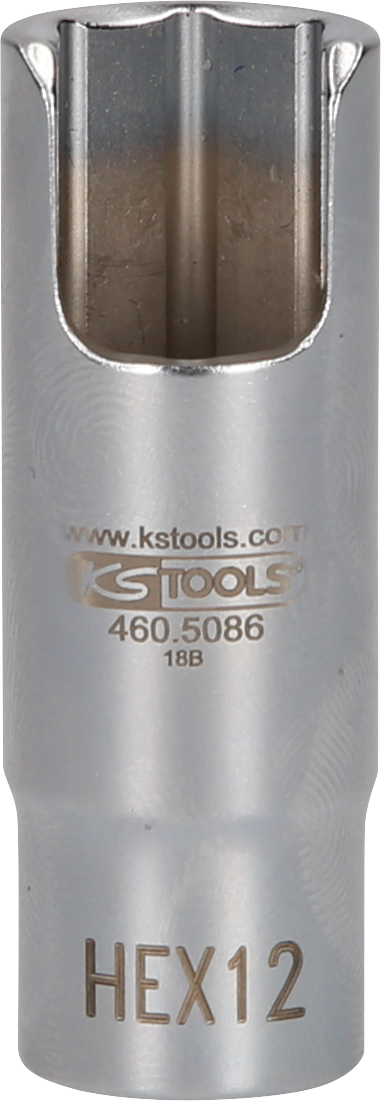 KS Tools 3/8" Spezial-Winkel-Rohrverbinder-Stecknuss, 12 mm