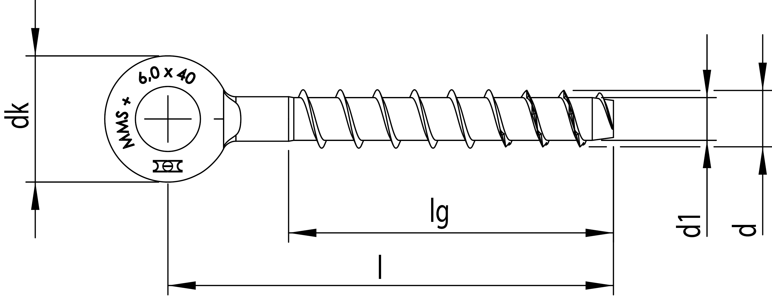 HECO MULTI-MONTI-plus R 6,0 x 40, Ringanker, Setzwerkzeug, A2K, 200-Stück