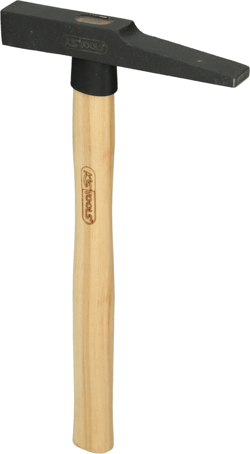 KS Tools Elektrikerhammer, französische Form, Hickory-Stiel, 200g