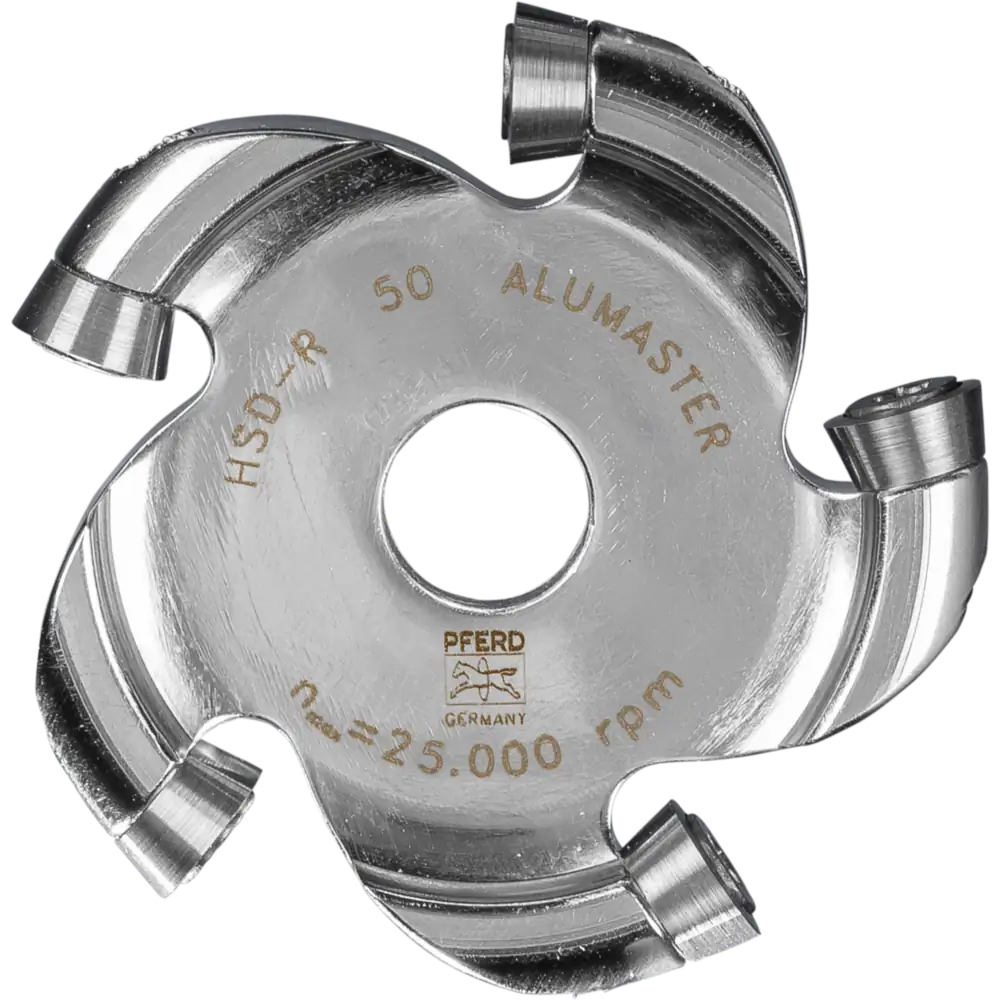 PFERD TOOLS Hochleistungsfrässcheibe ALUMASTER Ø 49 mm für Winkel-/Geradschleifer Alu Bearbeitung