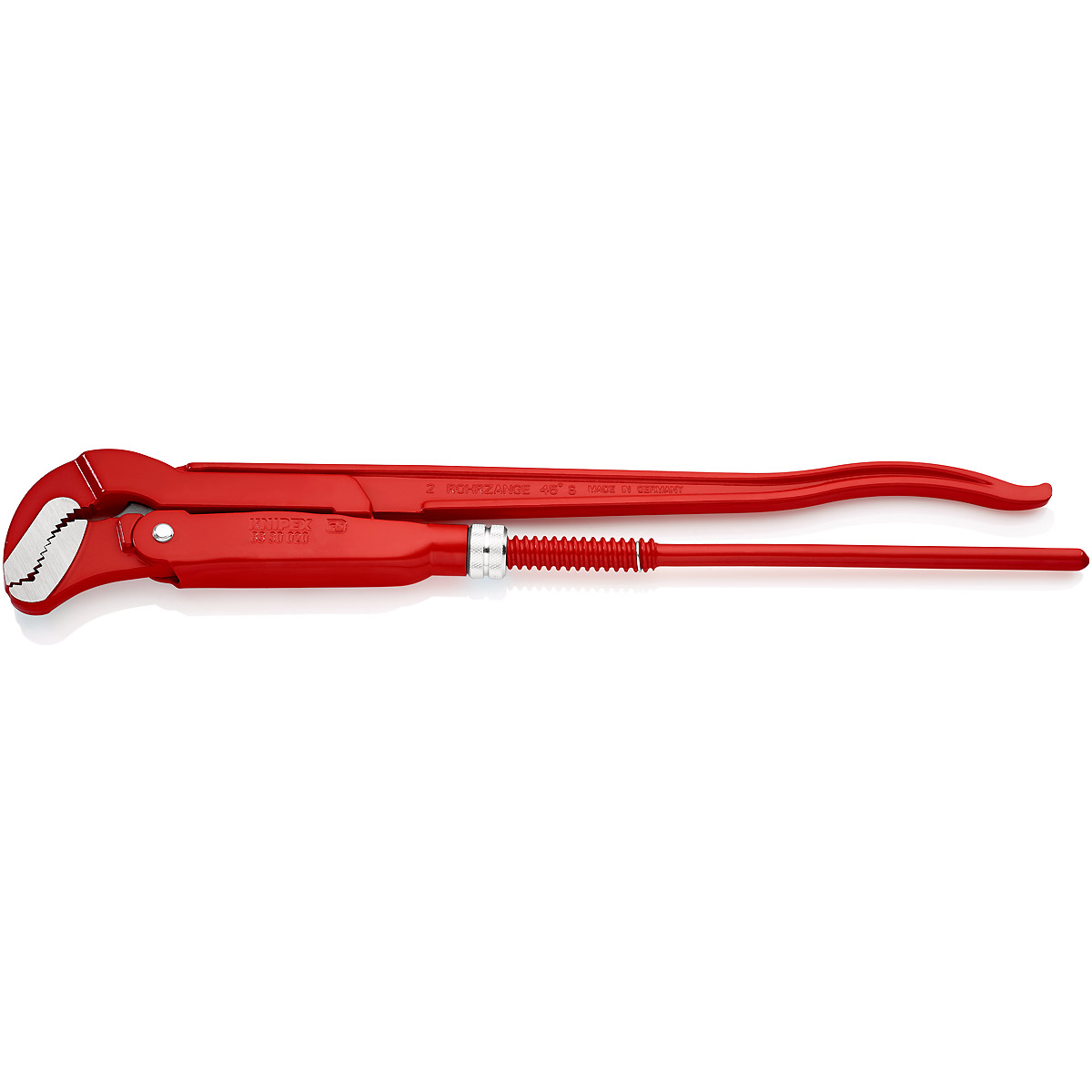 KNIPEX Rohrzange S-Maul 570 mm rot pulverbeschichtet
