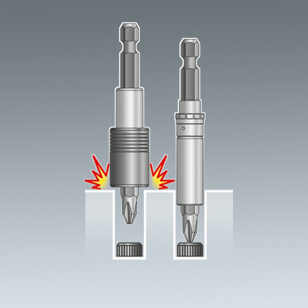 KS Tools 1/4" Auto-Slimlock Schnellwechsel-Bithalter, 65mm