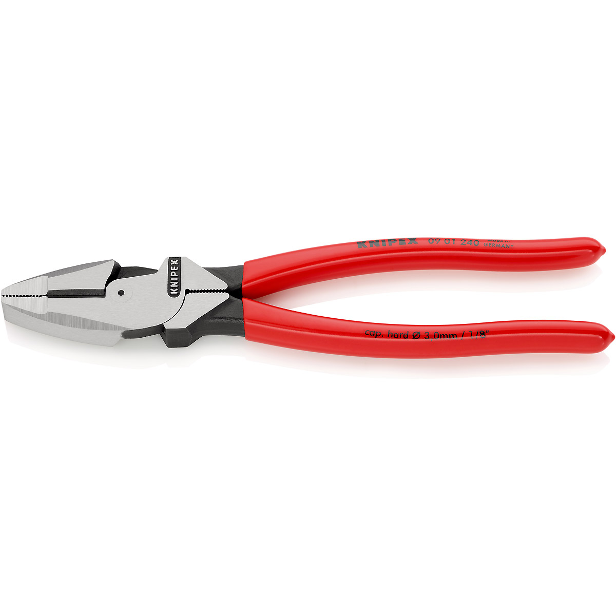 KNIPEX Kraft-Kombizange Lineman's Pliers atramentiert