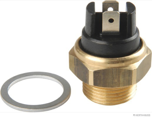 HERTH&BUSS Temperaturschalter, Kühlerlüfter, 92-87 °C, M22 x 1,5, schwarz