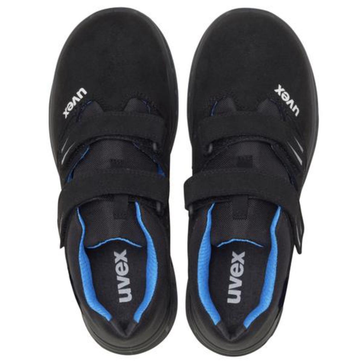 uvex 2 trend Sicherheitsschuh Sandalen S1, blau/schwarz
