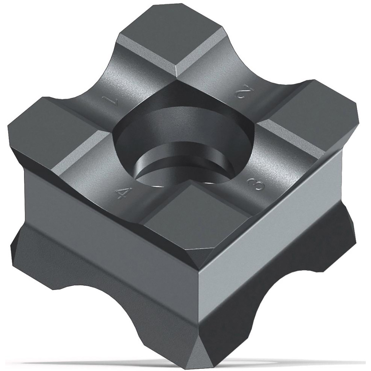 Fein Wendeschneidplatte KX Radius 3 mm für NE-Metalle und weiche Materialien, 10-Stück
