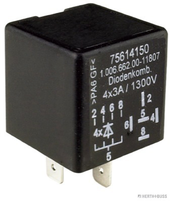 HERTH&BUSS Diode, 3 A, 1300 V
