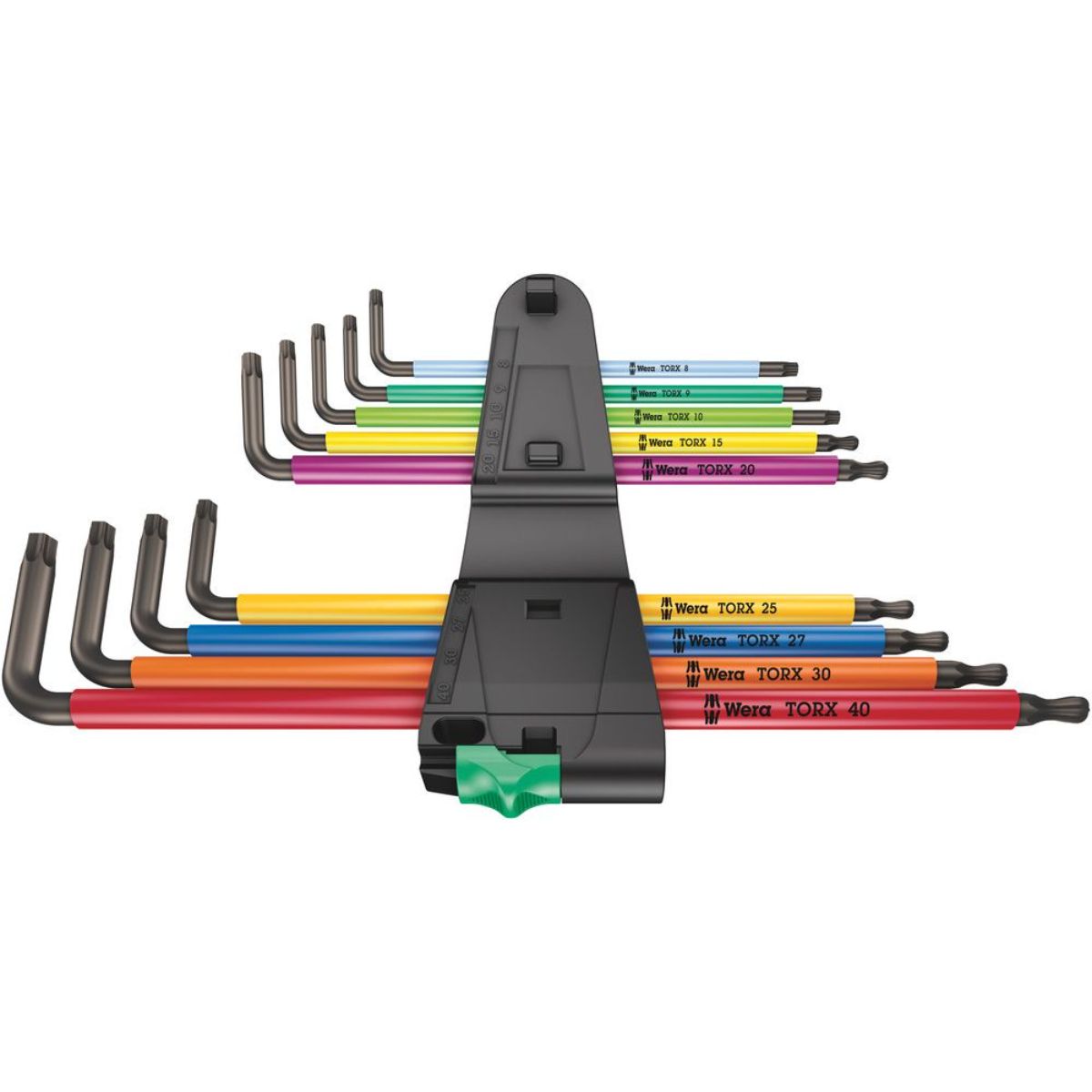 Wera 967/9 TX XL Multicolour 1 Winkelschlüsselsatz, lang, 9-teilig