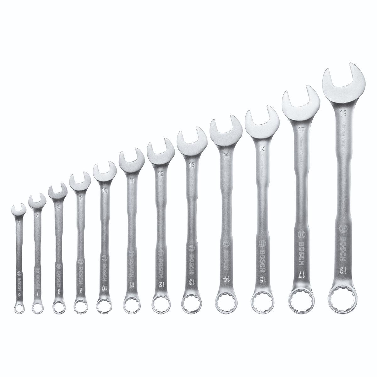 Bosch Kombischlüssel, 12-teiliges Set