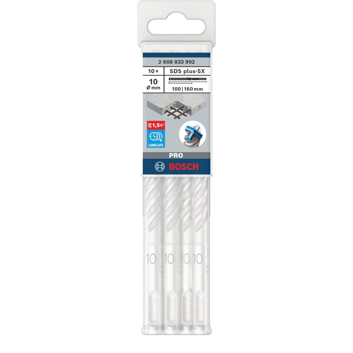 Bosch PRO SDS plus-5X Hammerbohre - 10 Stück