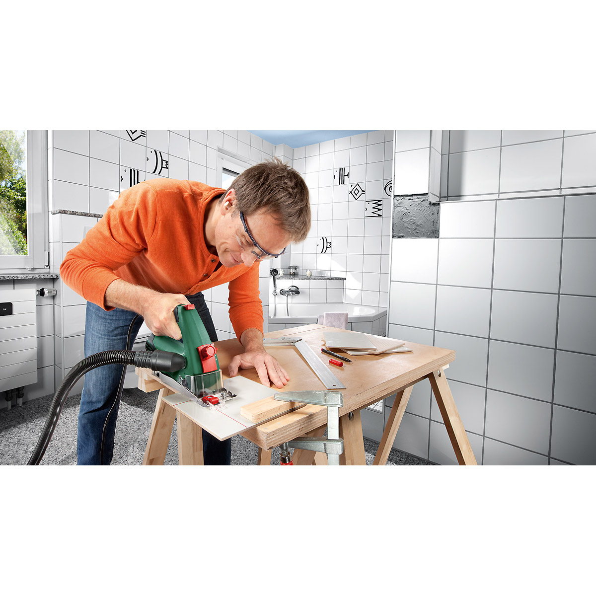 Bosch Mini-Handkreissäge PKS 16 Multi