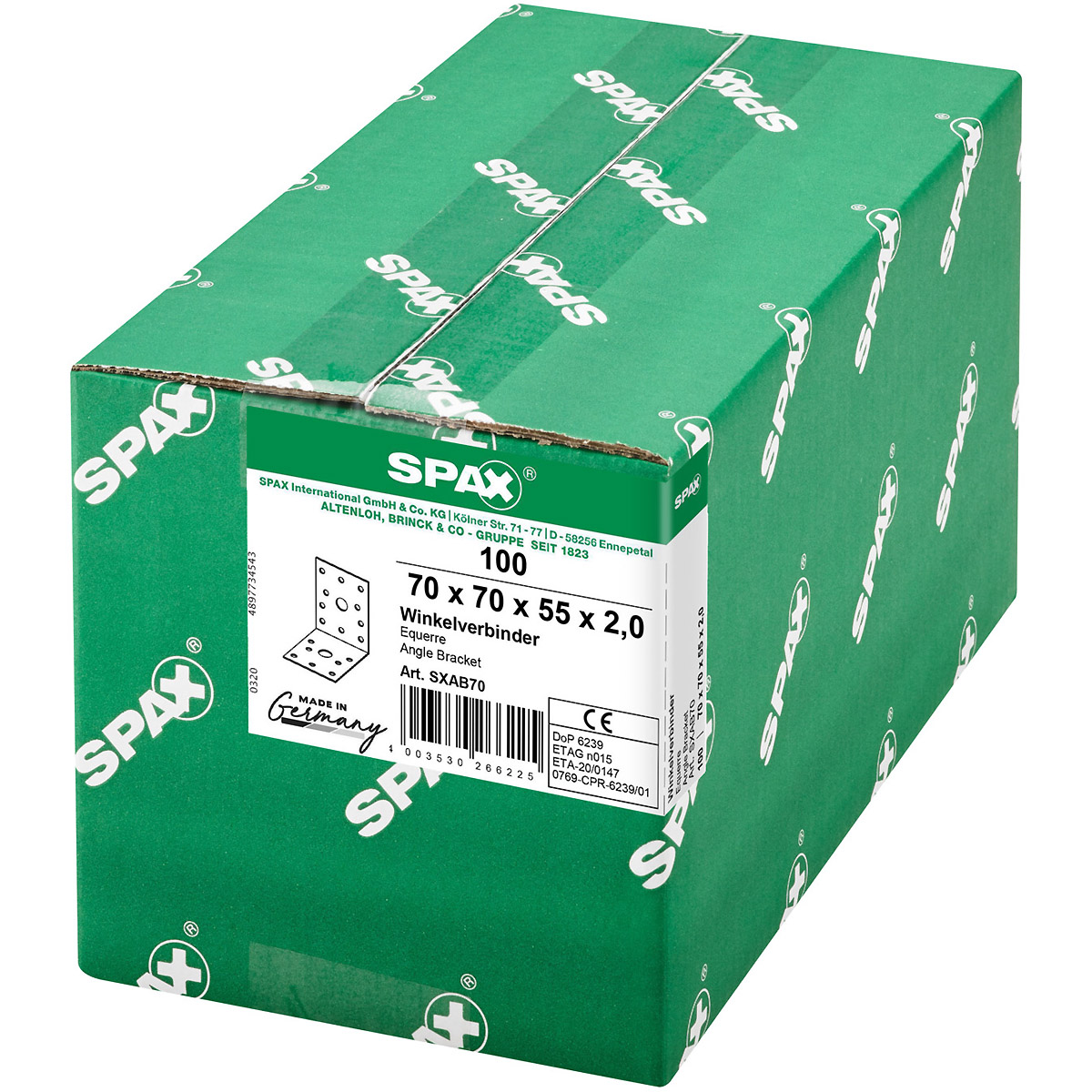 SPAX Winkelverbinder, 100 Stück
