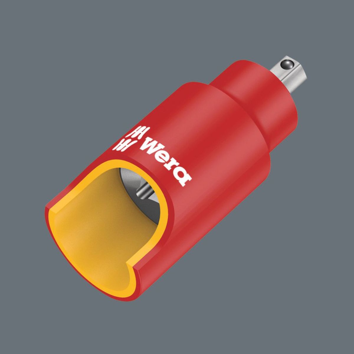 Wera 8740 B VDE HF Zyklop Bitnuss, isoliert + 3/8"-Antrieb + Haltefunktion für Innen-6-kant