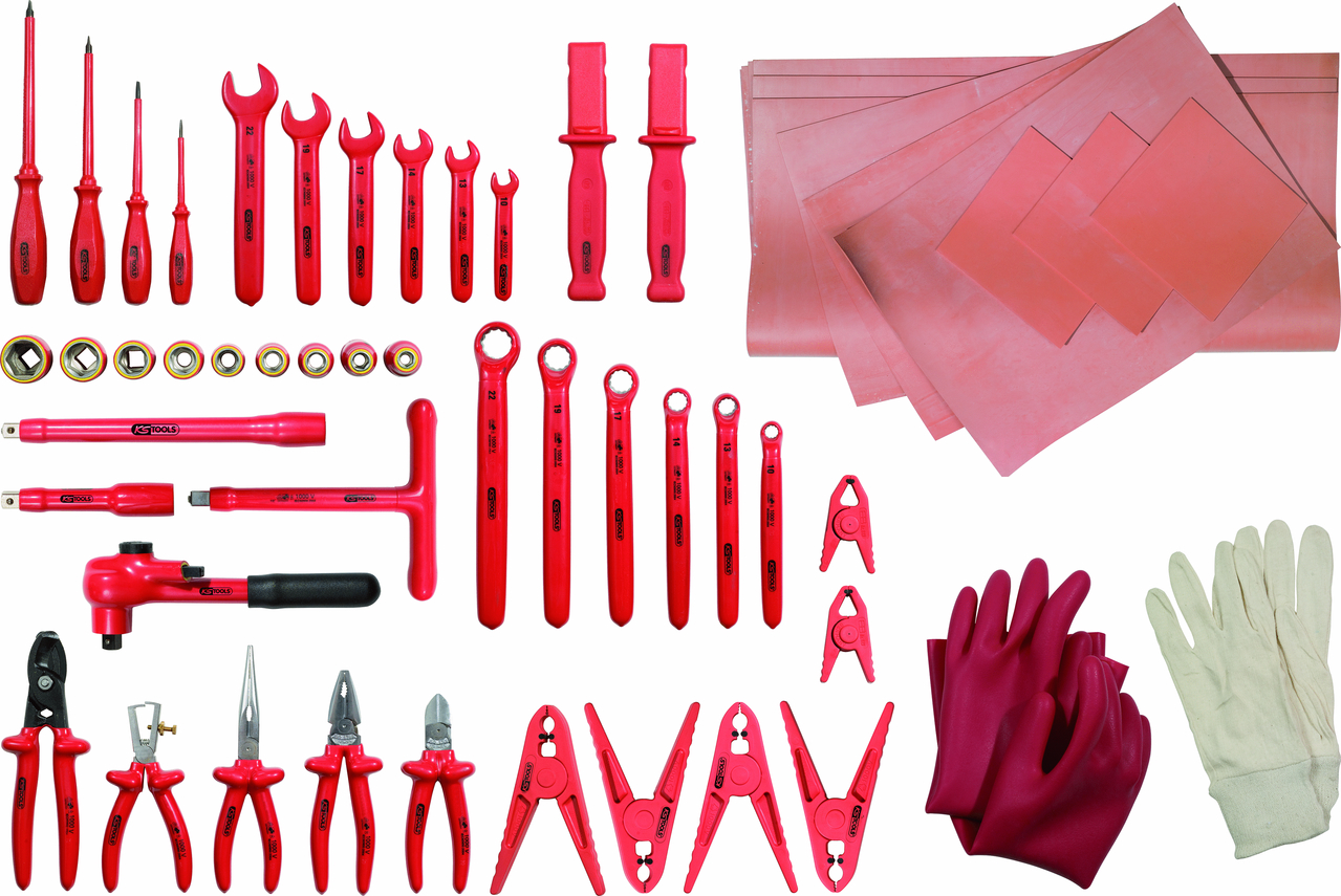KS Tools Profi Elektriker-Werkzeugsatz, 53-tlg