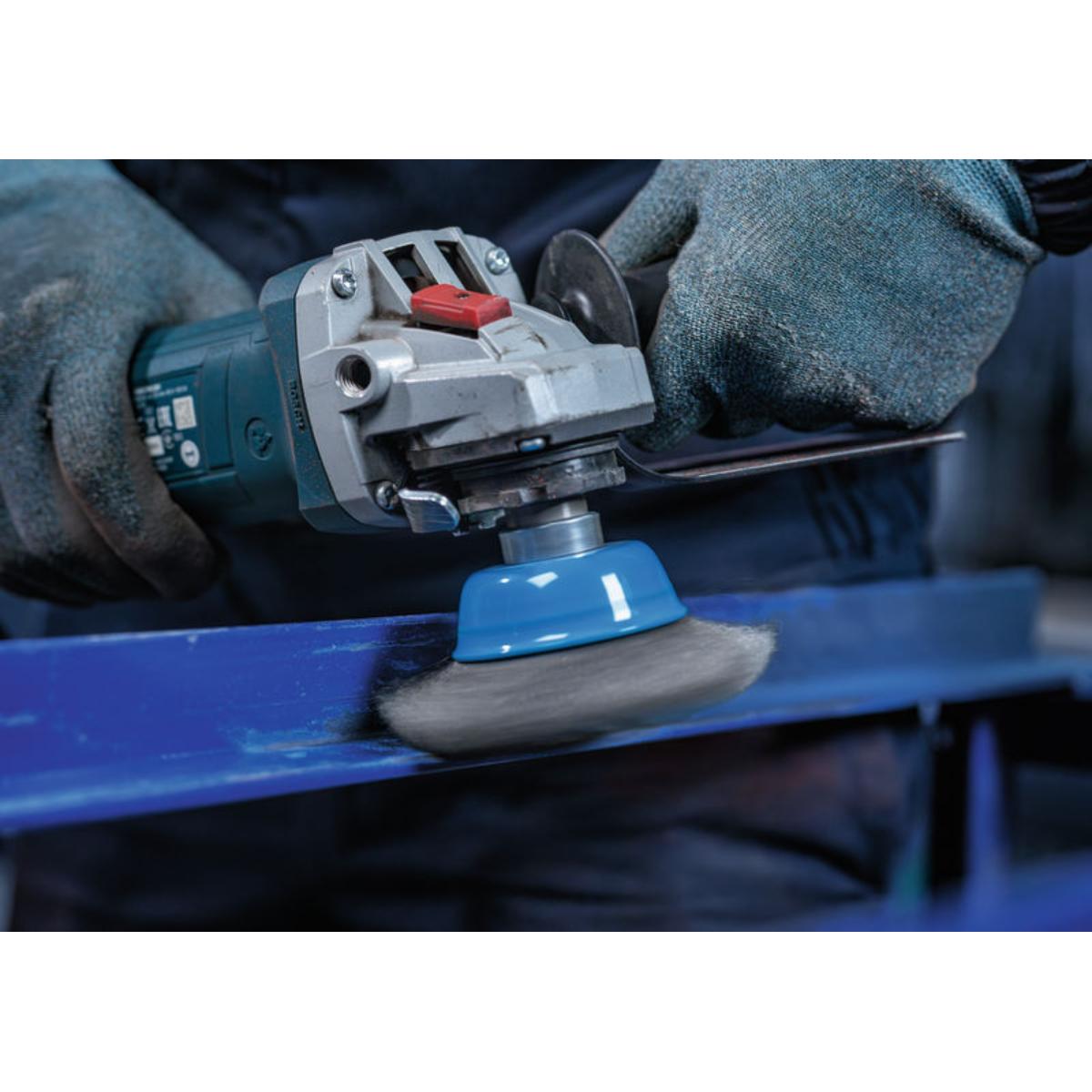 Bosch Metal clean Topfbürste, 75 x 0,3 mm,M10, gewellt