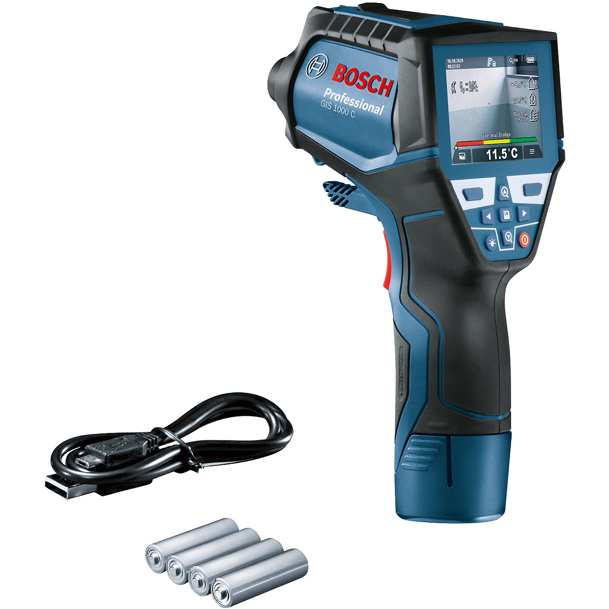 Bosch Thermodetektor GIS 1000 C, mit Akku-Adapter