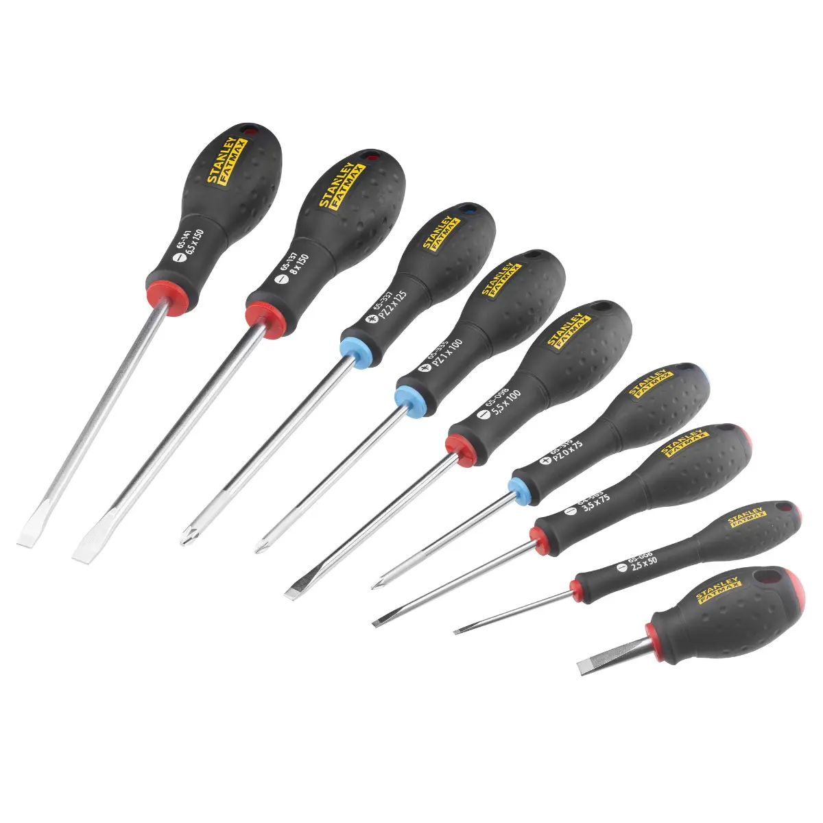 STANLEY FATMAX Schraubendreher-Set 9-teilig im Koffer Schl. Pozidriv Qualitätsstahl