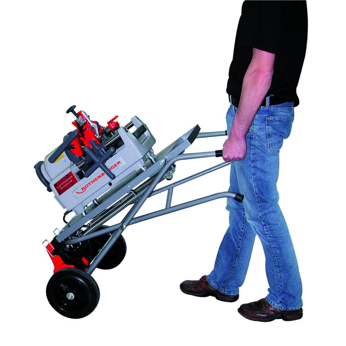 ROTHENBERGER ROPOWER 50 R, mobile Kompakt-Gewindeschneidmaschine, BSPT 1/2"-3/4", 1"-2", 230V