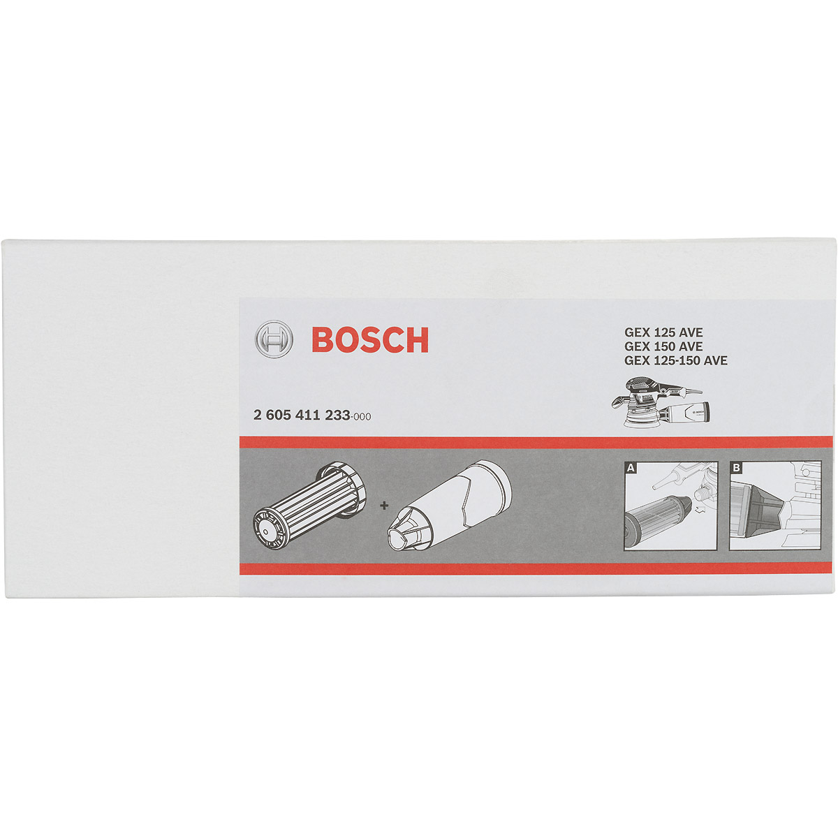 Bosch Staubbox und Filter, passend zu GEX 125-150 AVE Professional GEX 125-150 AVE