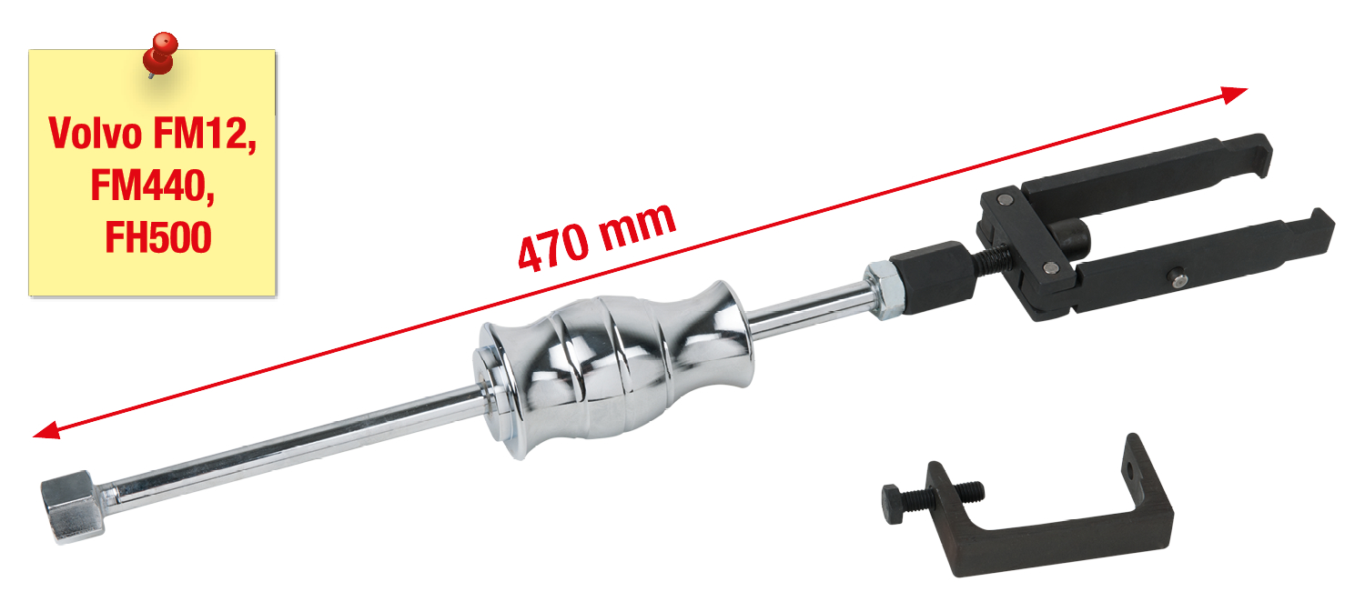 KS Tools Volvo Injektoren-Auszieher mit 0,9 kg Schlaggewicht