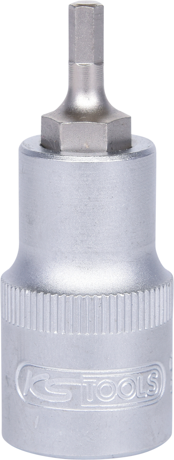 KS TOOLS 1/2" Bit-Stecknuss Innensechskant, kurz