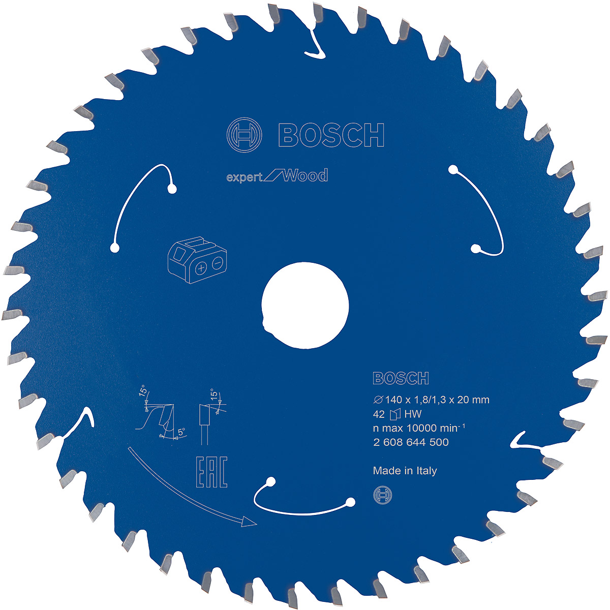 Bosch Akku-Kreissägeblatt Expert for Wood ø 140 mm
