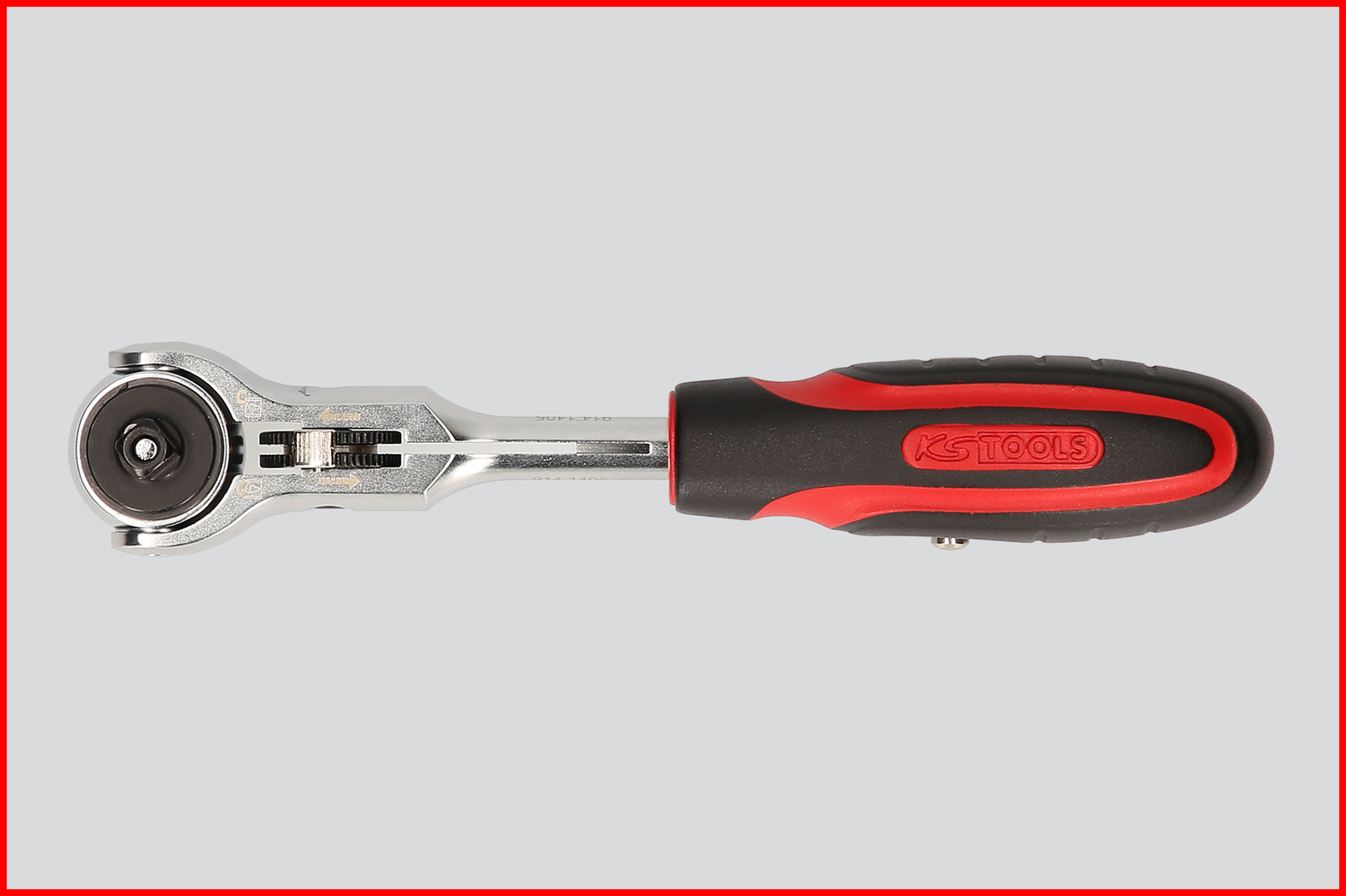 KS Tools 1/4" MODIFIX Mini-T-Griff-Schwenkkopf-Knarre, 72 Zahn