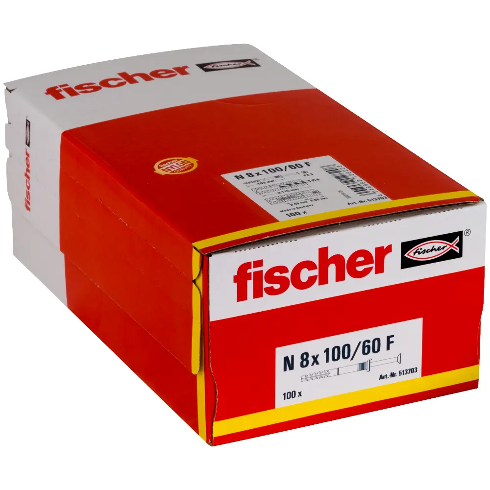 Fischer Nageldübel N 8x100/60 F (100)