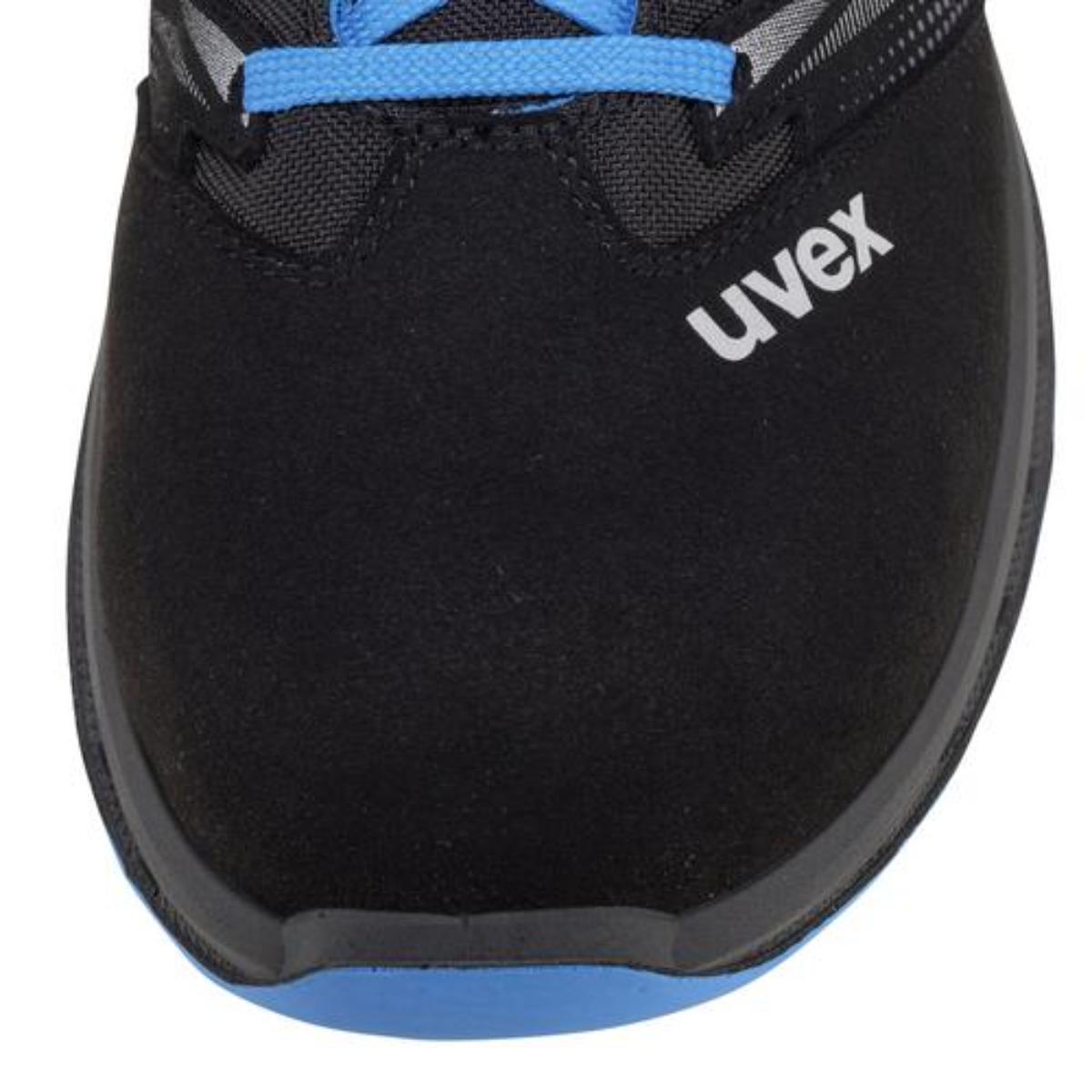 uvex 2 trend Sicherheitsschuh Halbschuhe S2, blau/schwarz
