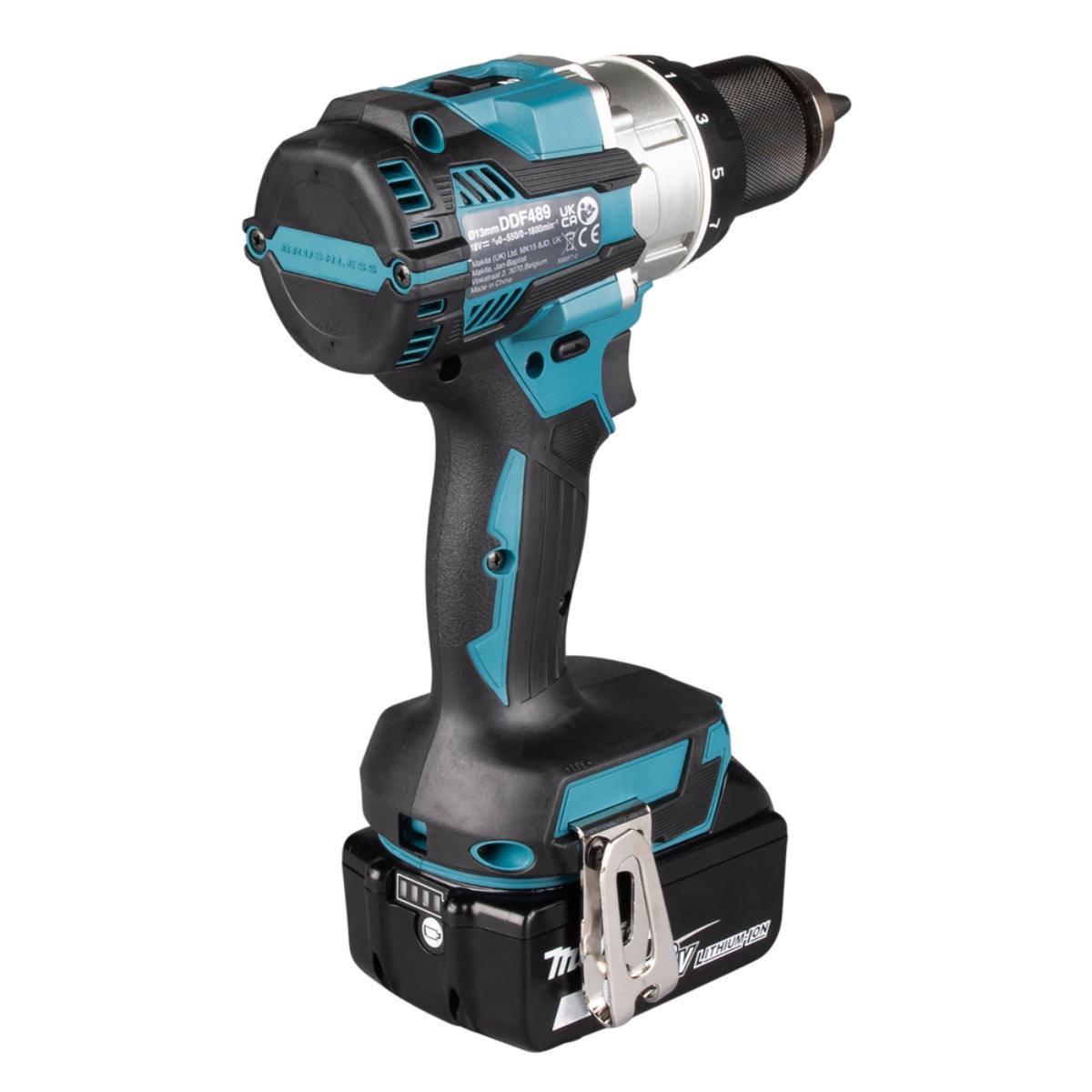 Makita Akku-Bohrschrauber 18V - max. 110 Nm - 0-1.800 U/min - DDF489RTJ
