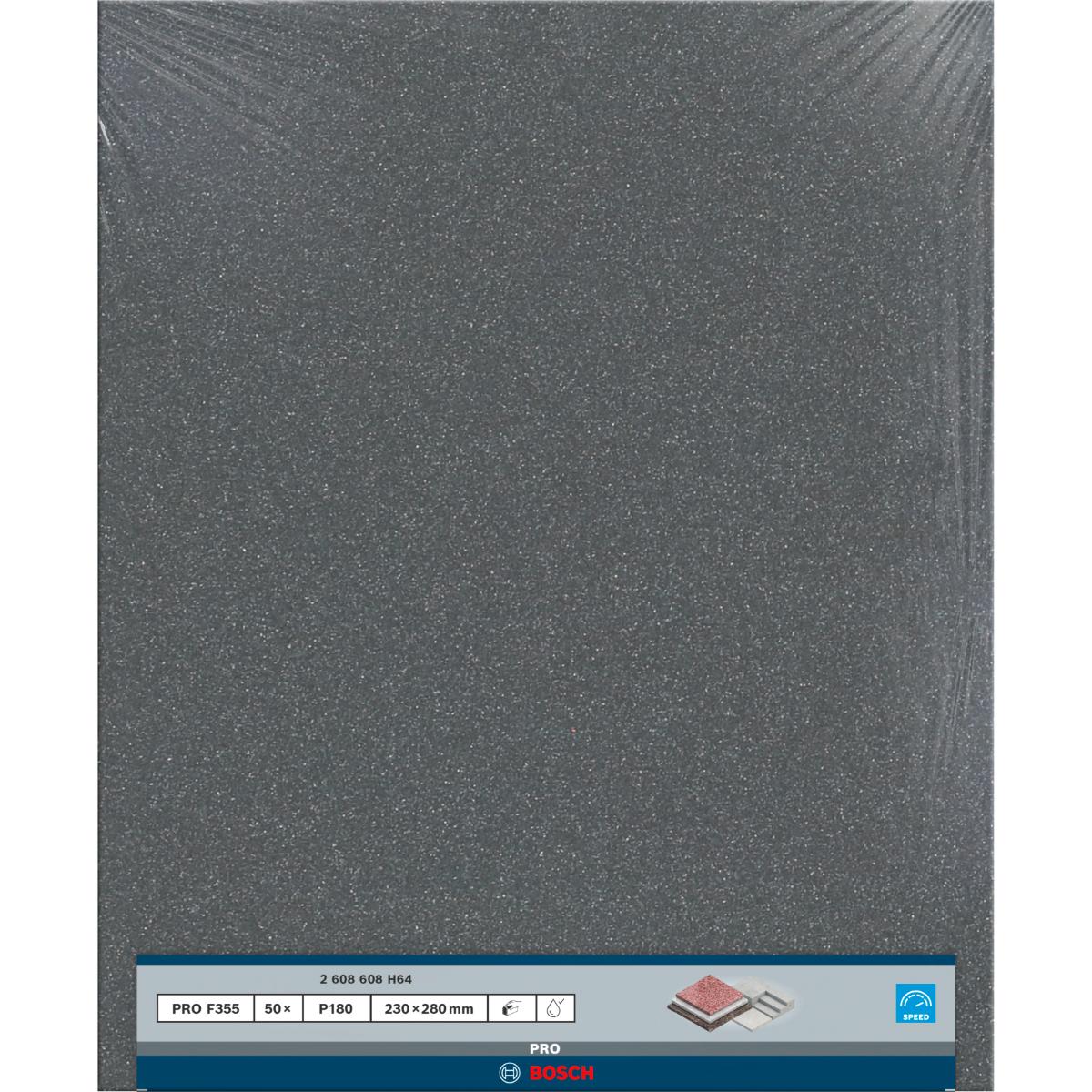 Bosch Schleifblatt C355, Papierschleifblatt, 230 x 280 mm