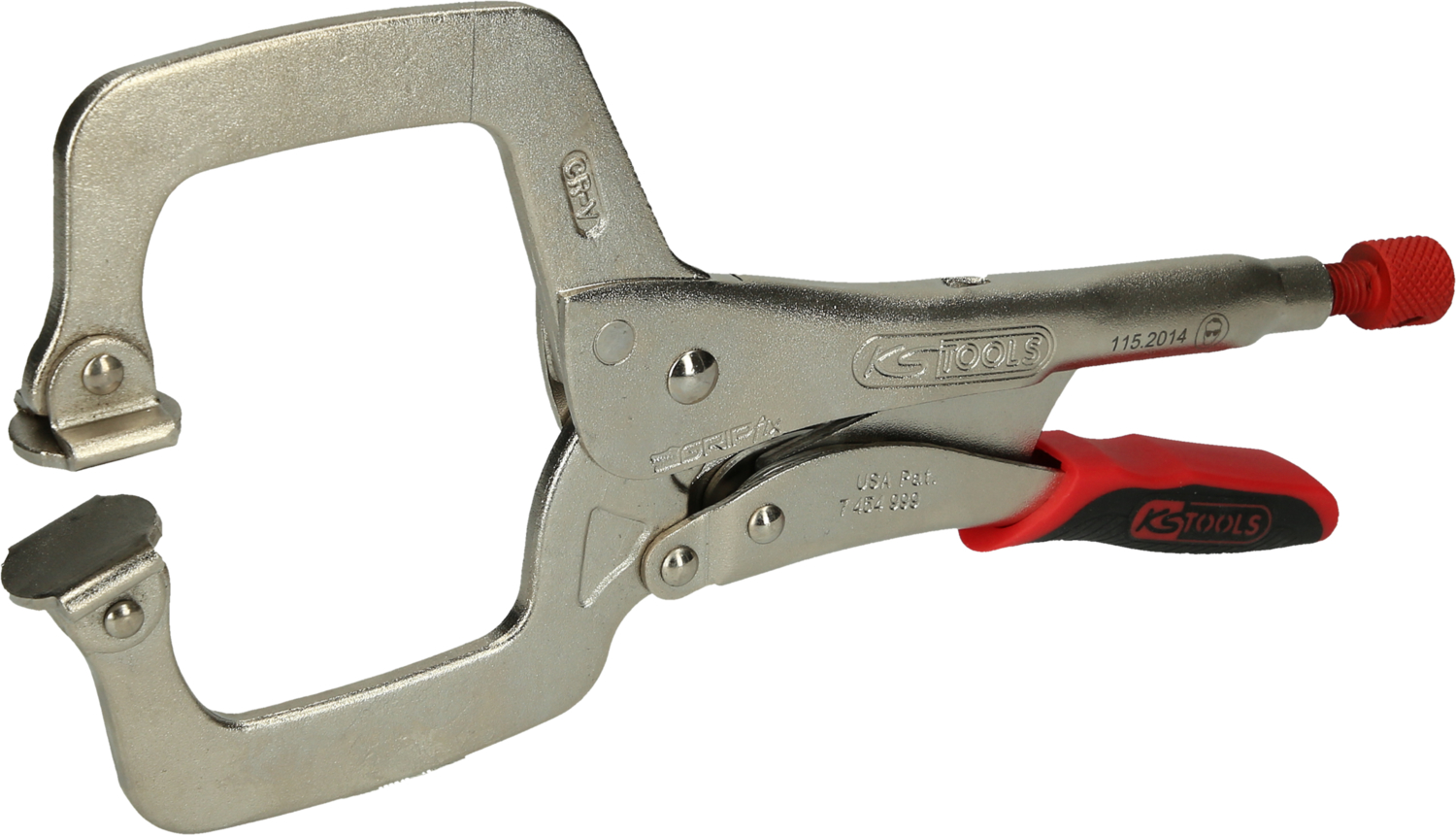 KS Tools Schweiß-Klammer-Gripzange, beweglichen Spannbacken