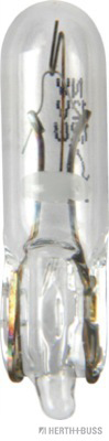 HERTH&BUSS Glühlampe, T5, 12 V, 1,2 W, W2x4,6d