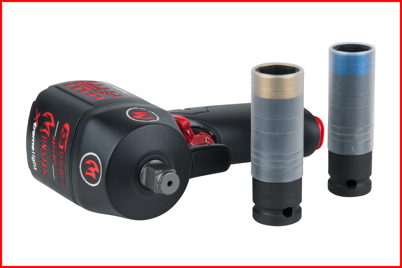 KS Tools 1/2" miniMONSTER Xtremelight Hochleistungs-Druckluft-Schlagschrauber 1.390 Nm
