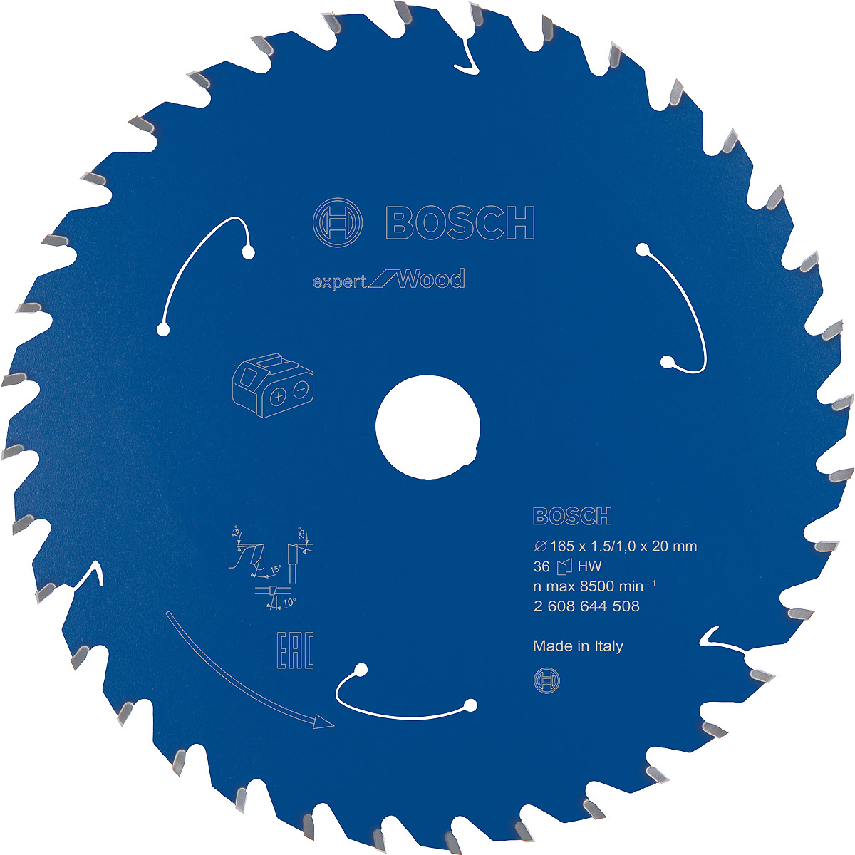 Bosch Akku-Kreissägeblatt Expert for Wood ø 165 mm
