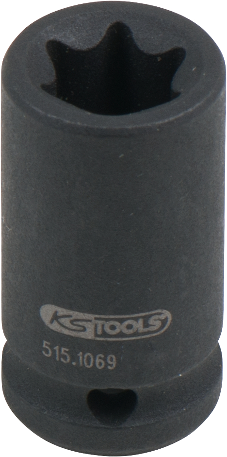 KS Tools 1/4" Torx-E-Kraft-Stecknuss, kurz