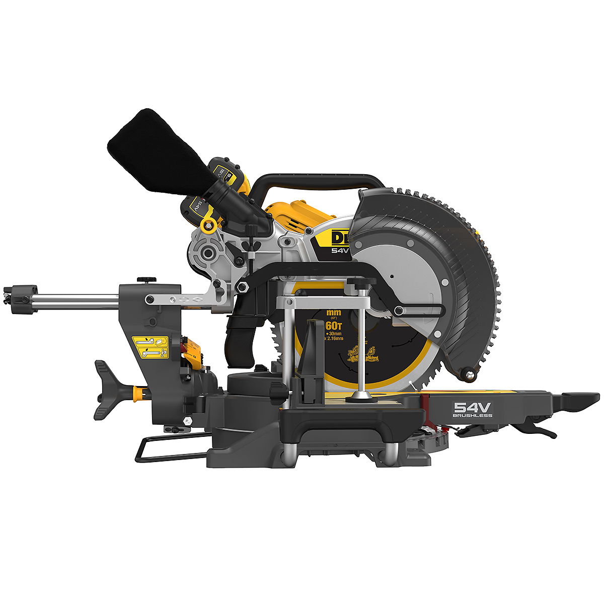 DEWALT Akku-Paneelsäge 54V 305mm + 2 Akku + Schnellladegerät