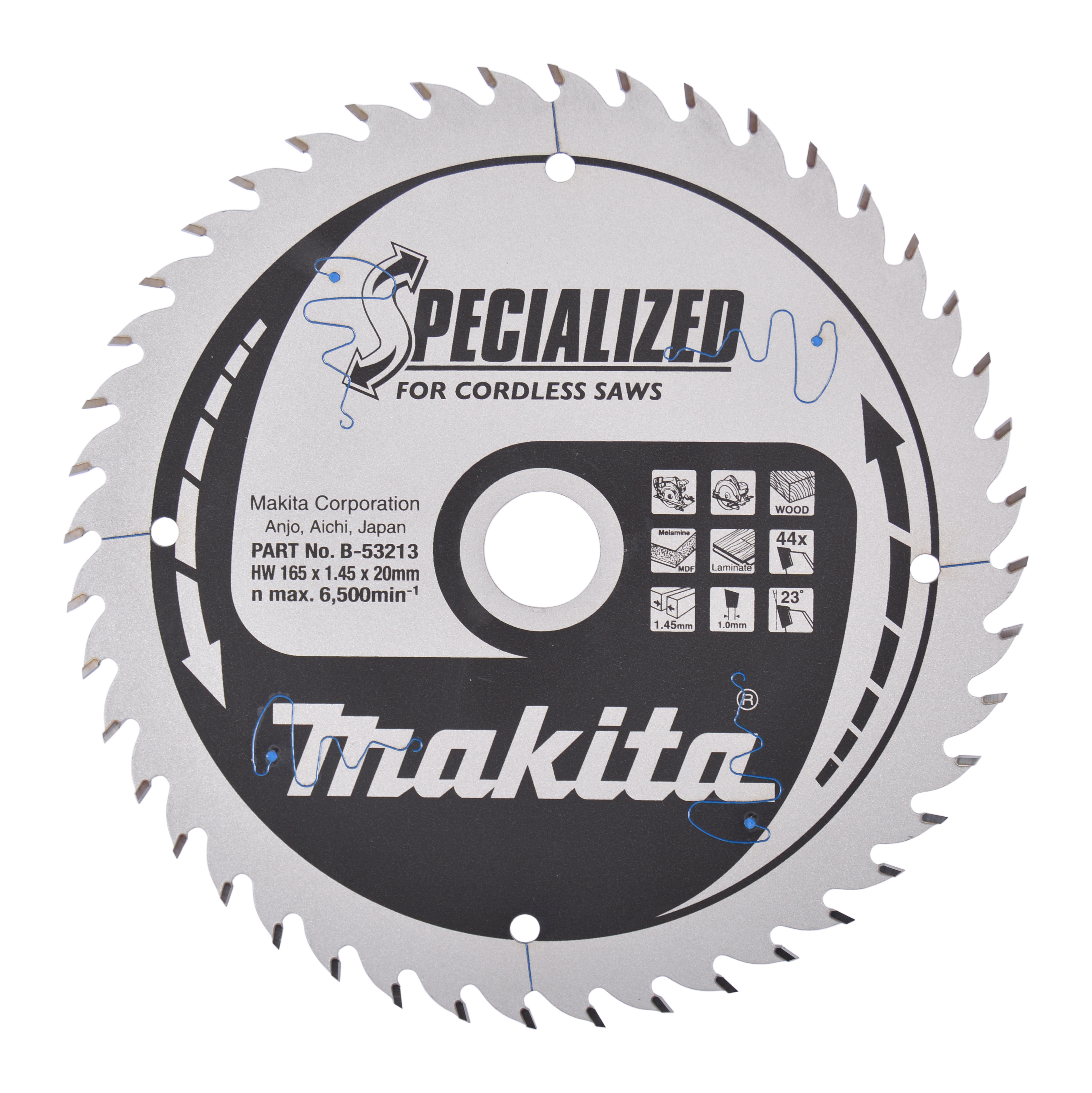 Makita SPECIALIZED Sägeb.165x20x44Z - B-53213