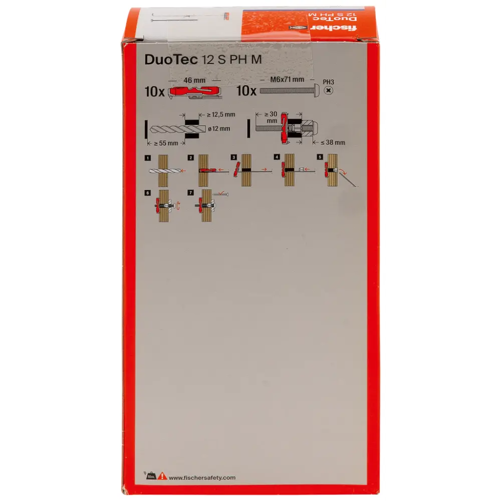 Fischer Nylon-Kippdübel DuoTec 12 S PH M (10)