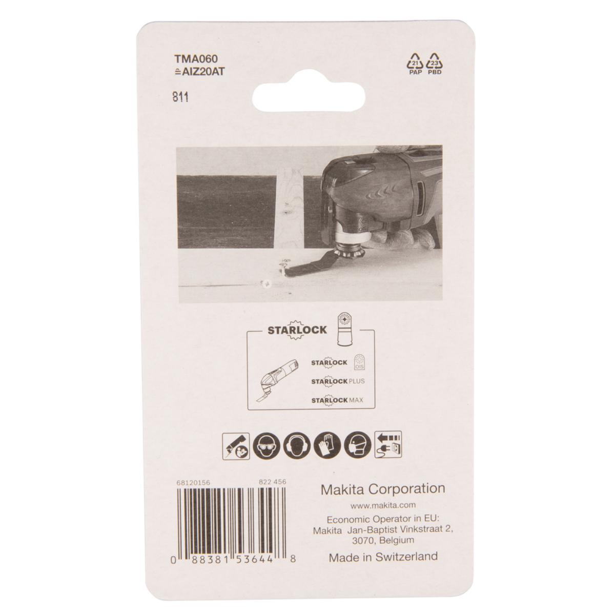 Makita Tauchsägeblatt, TMA060 - 20x40 mm - 1,1 mm für Metal