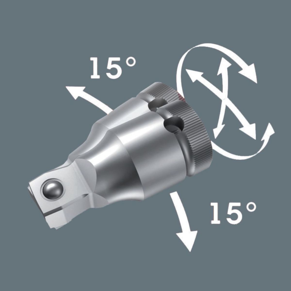 Wera 8794 A Zyklop-"Wobble"-Verlängerung, 1/4"