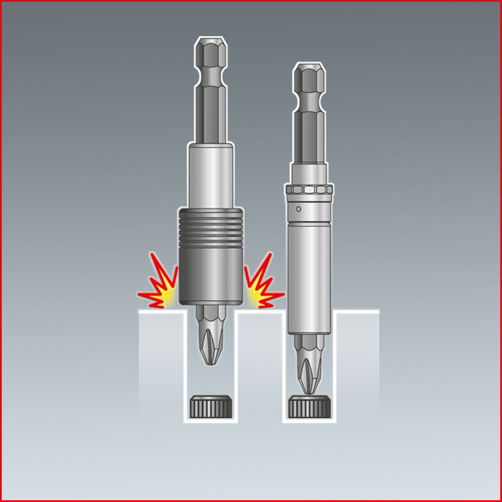 KS Tools 1/4"+3/8"+1/2"+3/4" CHROMEplus Vergrößerungs- und Reduzieradapter-Satz, 7-tlg