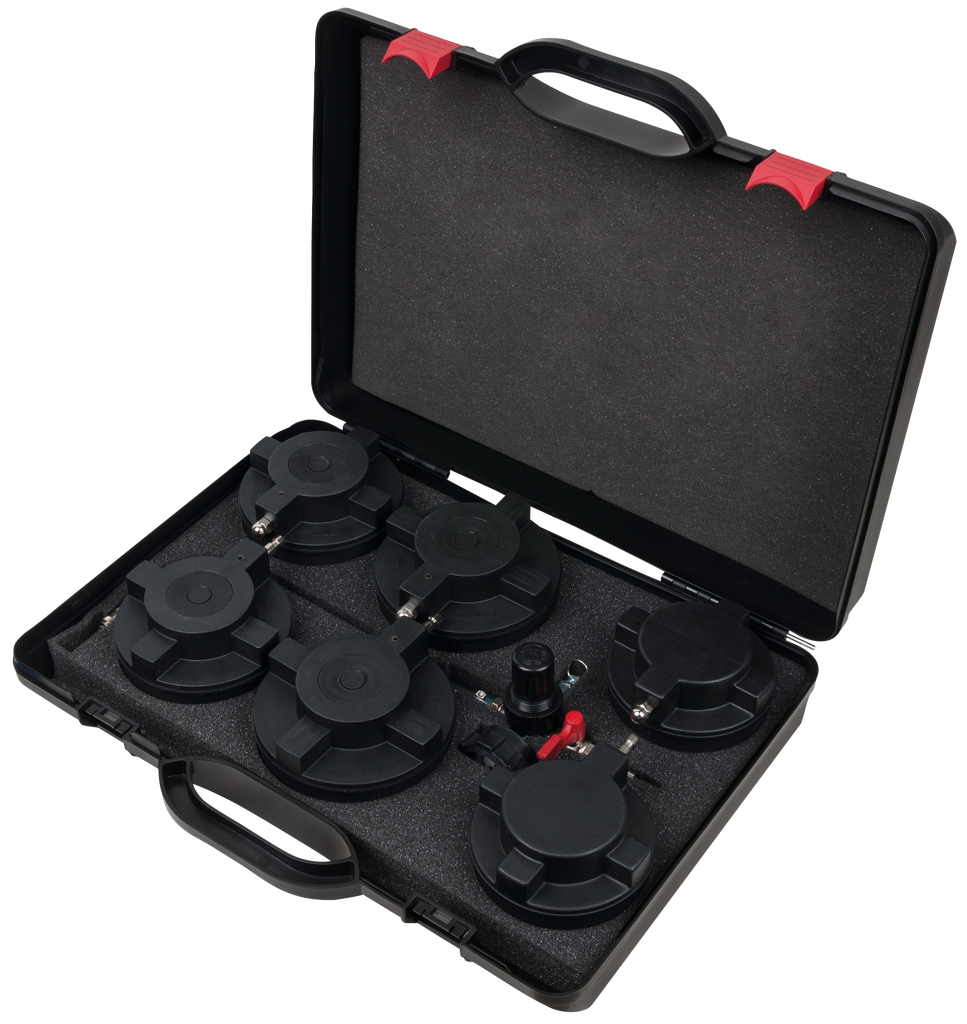 KS Tools LKW Turbolader-Ladeluft-System-Prüfkoffer-Satz, 7-tlg
