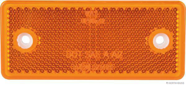 HERTH&BUSS Rückstrahler, 94 mm, 44 mm, gelb