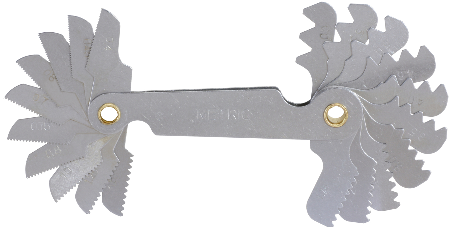 KS Tools Gewindelehre, Zollmaße, 22-tlg