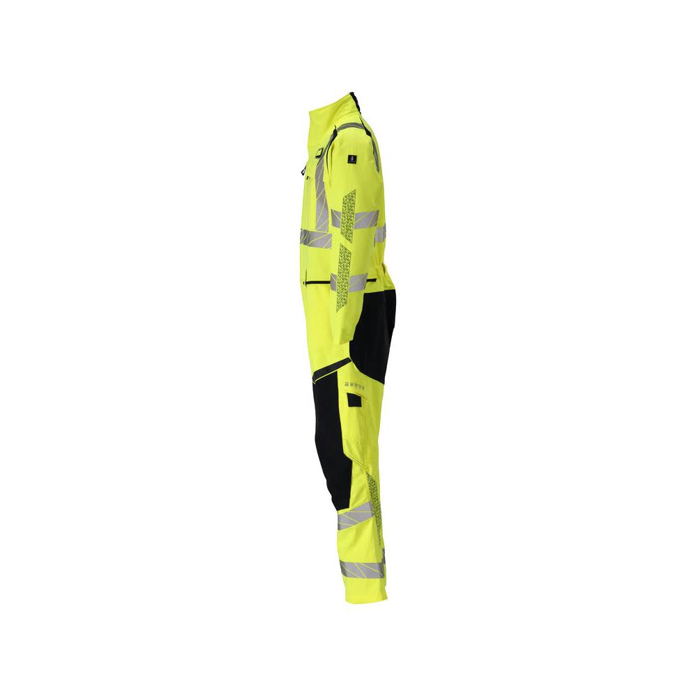 MASCOT Overall mit Knietaschen ACCELERATE MULTISAFE Gelb / Schwarzblau