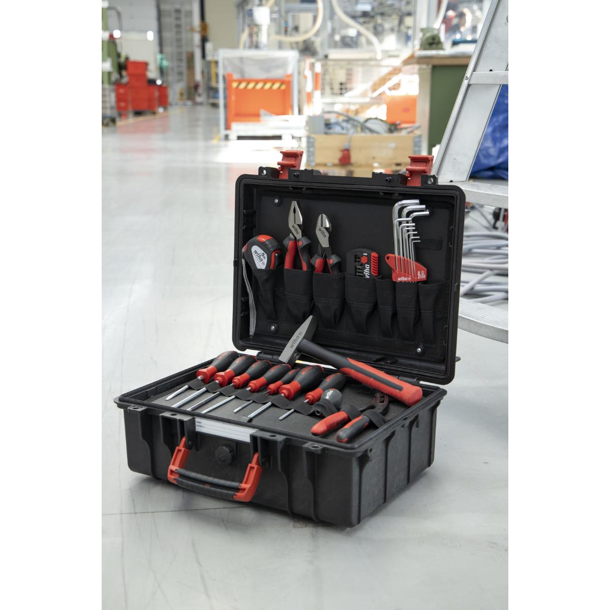 Wiha Werkzeugkoffer Basic Set L mechanic 36-teilges Set