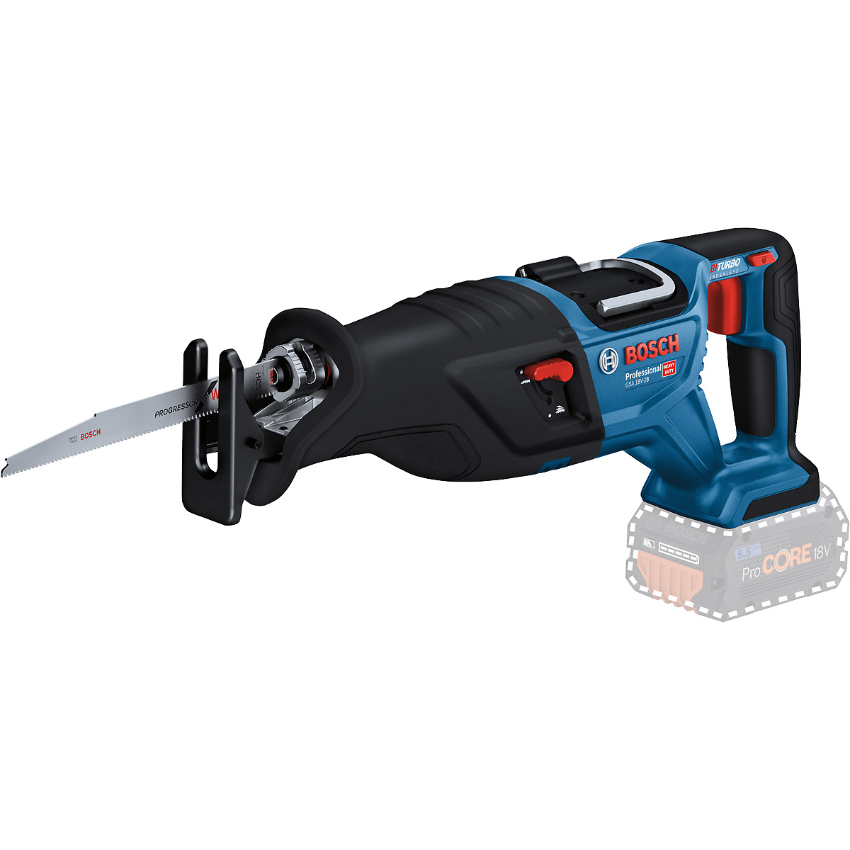 Bosch Akku-Säbelsäge BITURBO GSA 18V-28 mit Säbelsägeblatt Solo