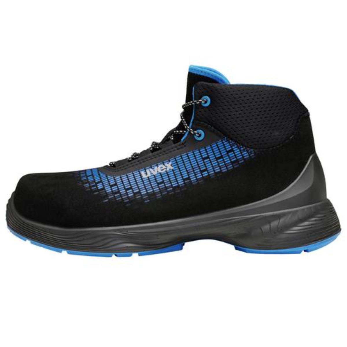uvex 1 G2 Sicherheitsschuh Stiefel S2, blau/schwarz