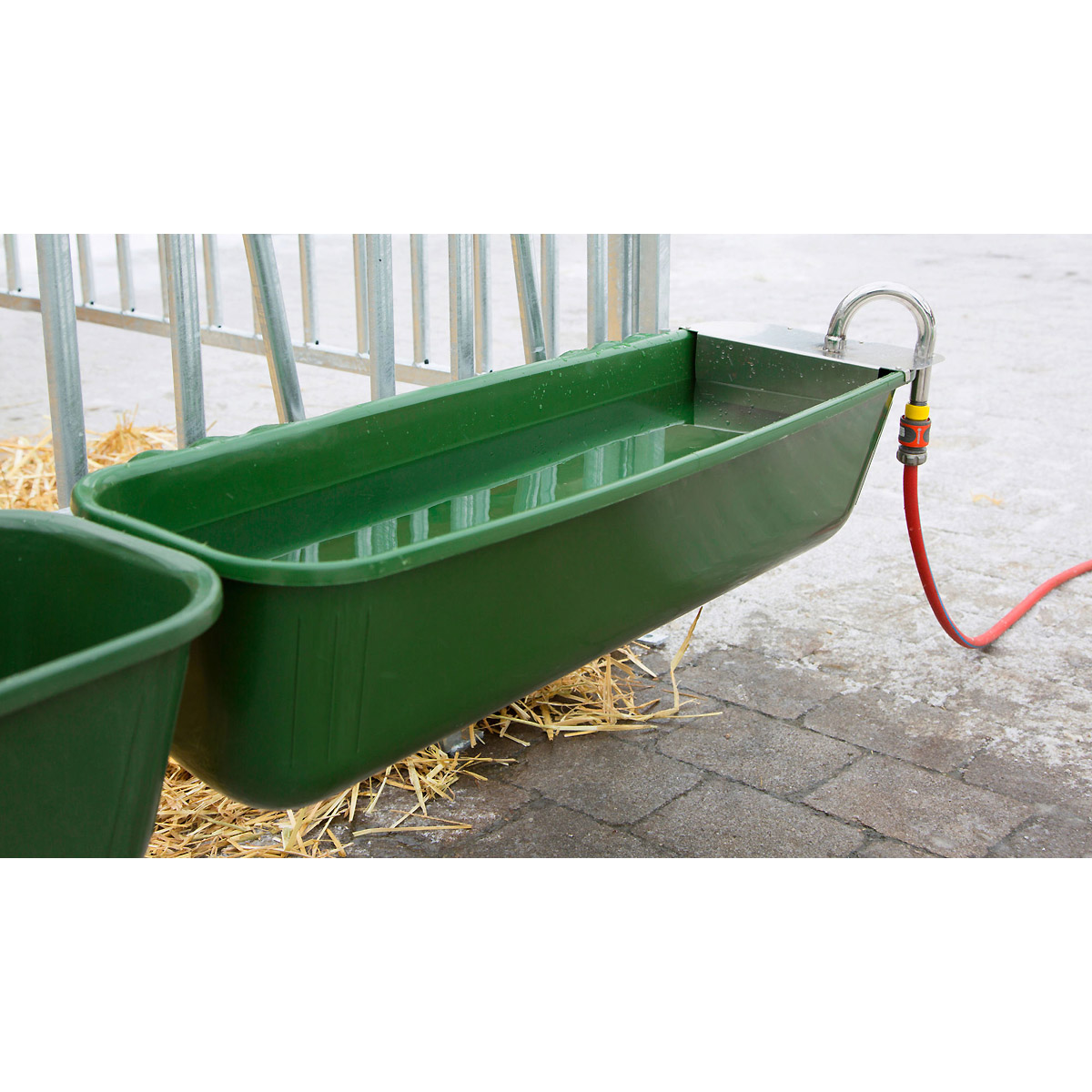 Kerbl Langfuttertrog mit Schwimmereinsatz